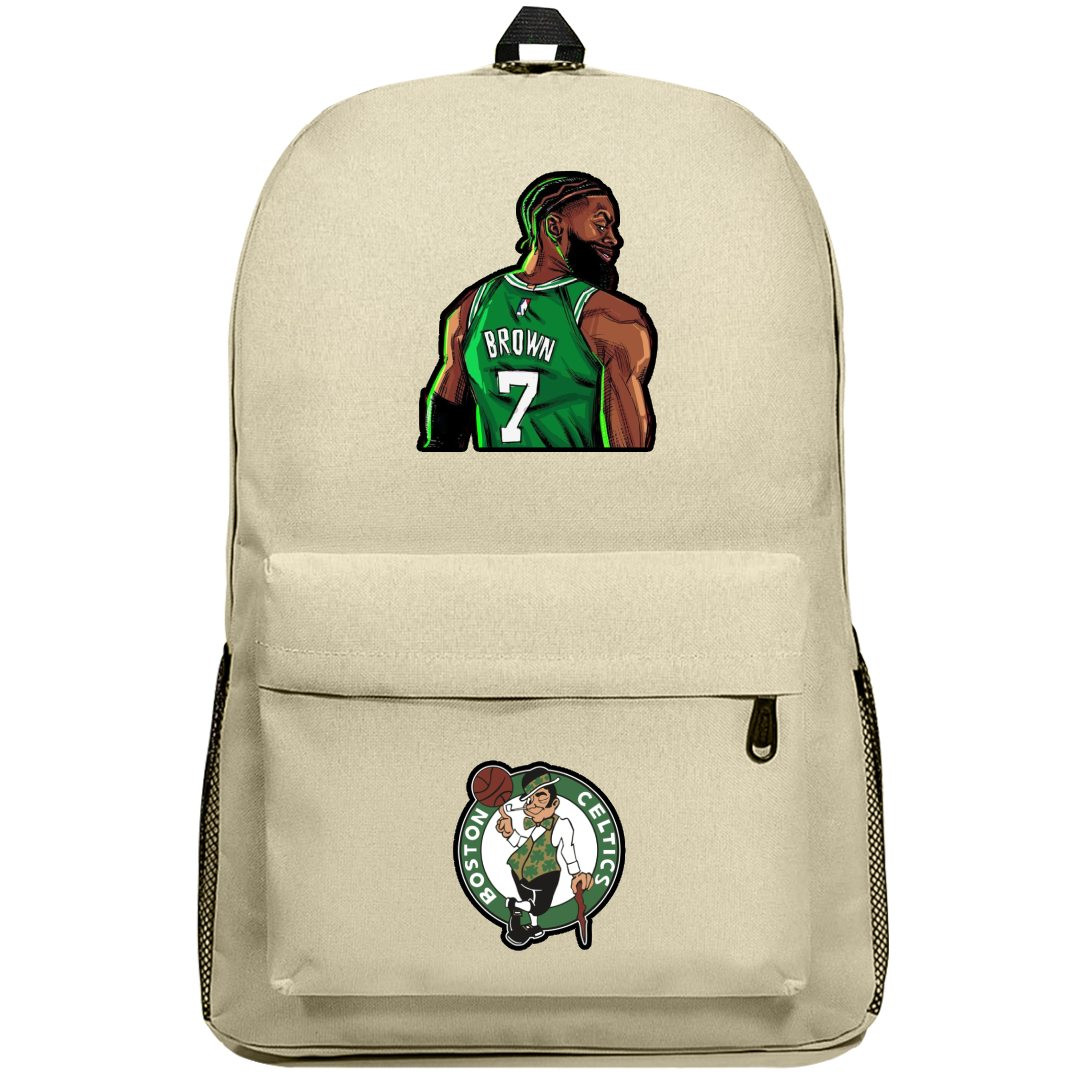 NBA Jalen Brown Backpack SuperPack - Jalen Brown Back Sticker Art