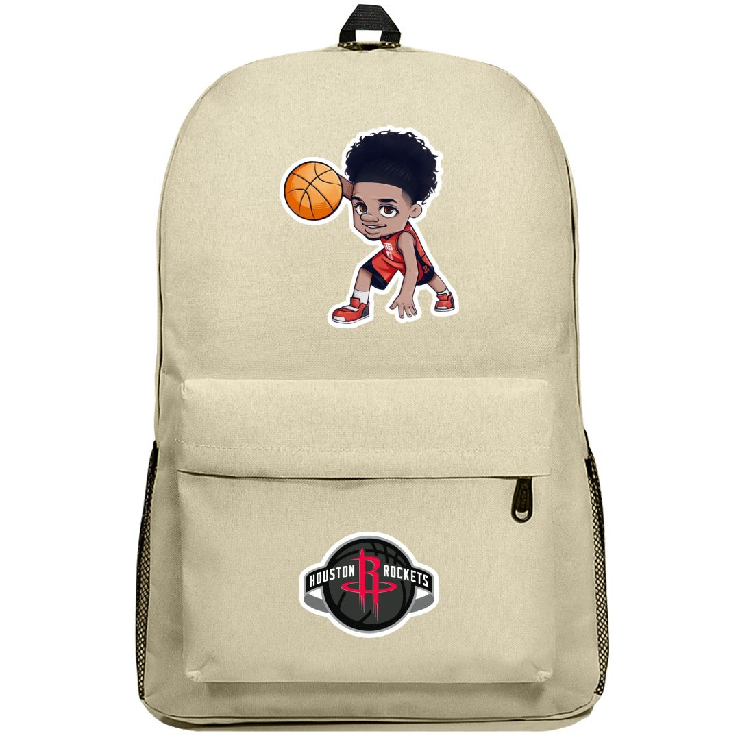 NBA Jalen Green Backpack SuperPack - Jalen Green Chibi Cartoon Dribbling Sticker Art