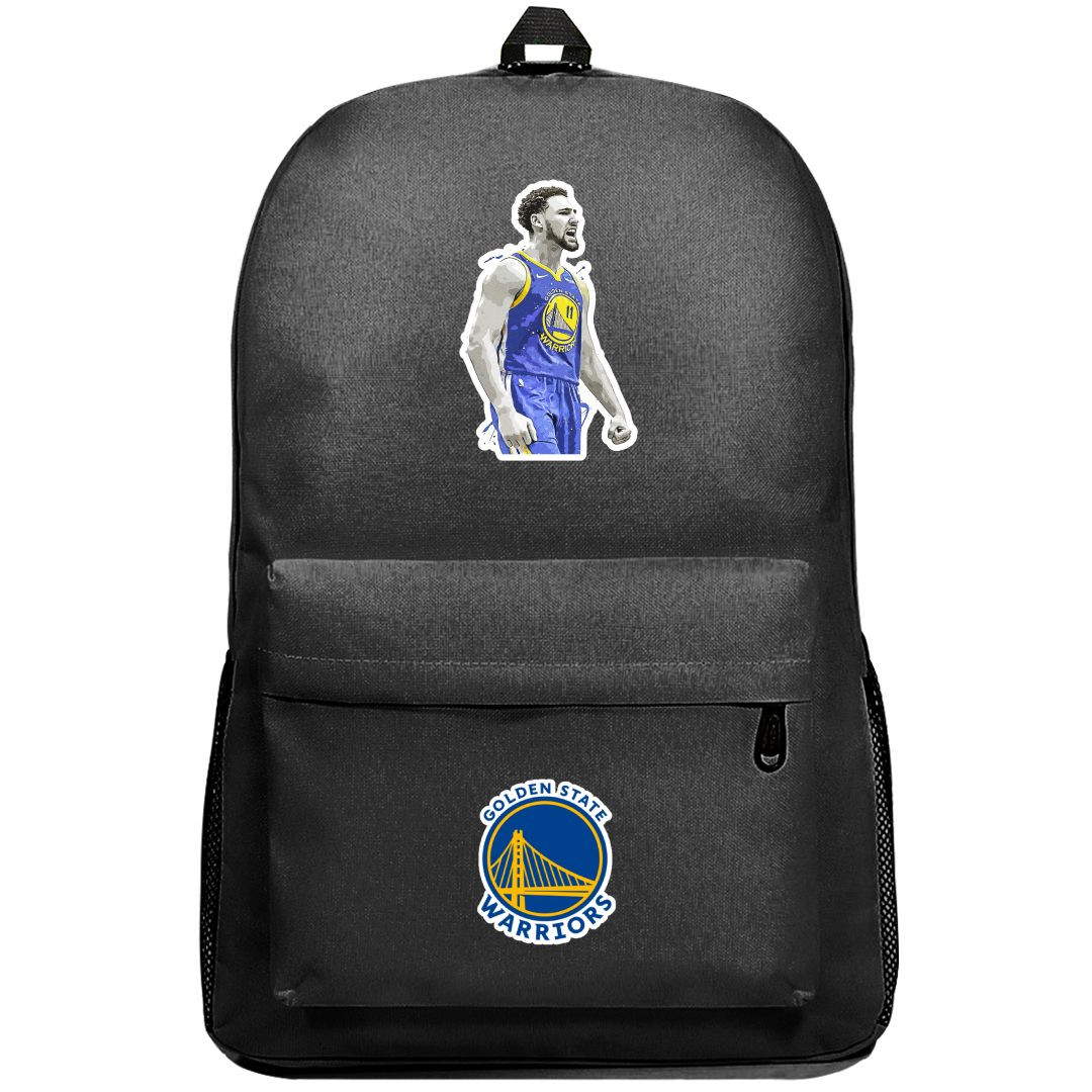 NBA Klay Thompson Backpack SuperPack - Klay Thompson Oil Paint Sticker Art