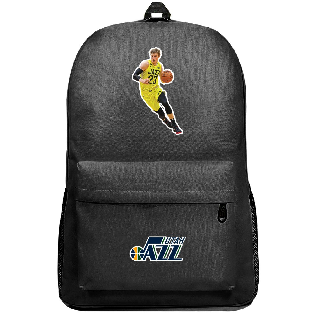 NBA Lauri Markkanen Backpack SuperPack - Lauri Markkanen Dribbling Sticker Art
