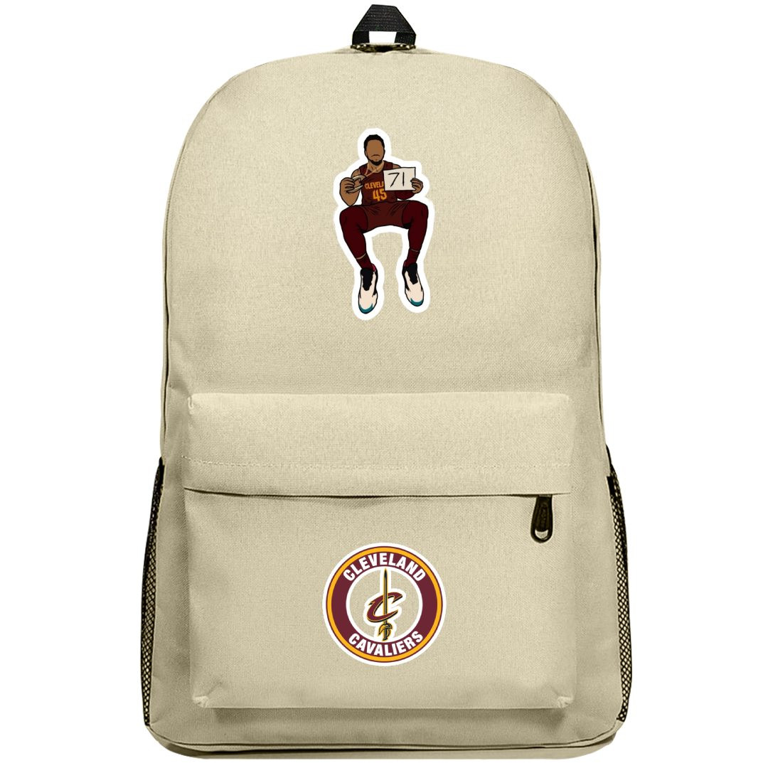 NBA Donovan Mitchell Backpack SuperPack - Donovan Mitchell 71 Points Sticker Art