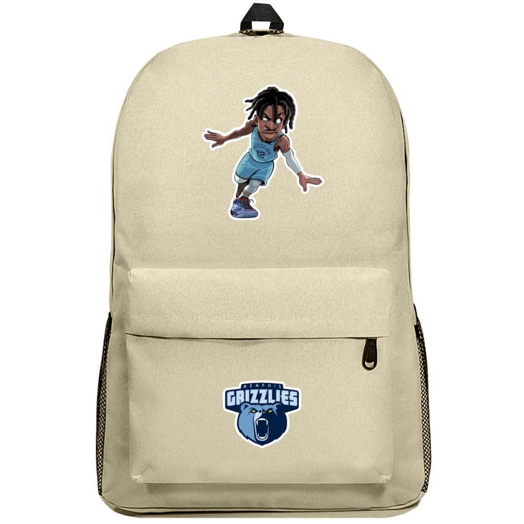 NBA Ja Morant Backpack SuperPack - Ja Morant Celebration Cartoon Sticker Art