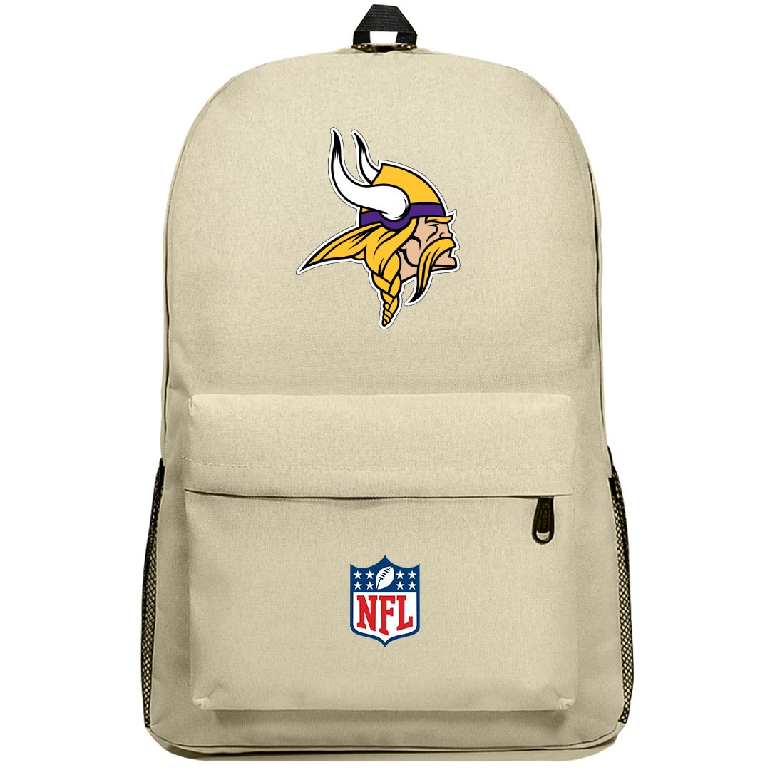 NFL Minnesota Vikings Backpack SuperPack - Minnesota Vikings Team Logo Large