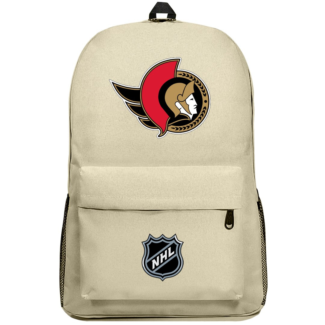 NHL Ottawa Senators Backpack SuperPack - Ottawaw Senators Team Logo Large