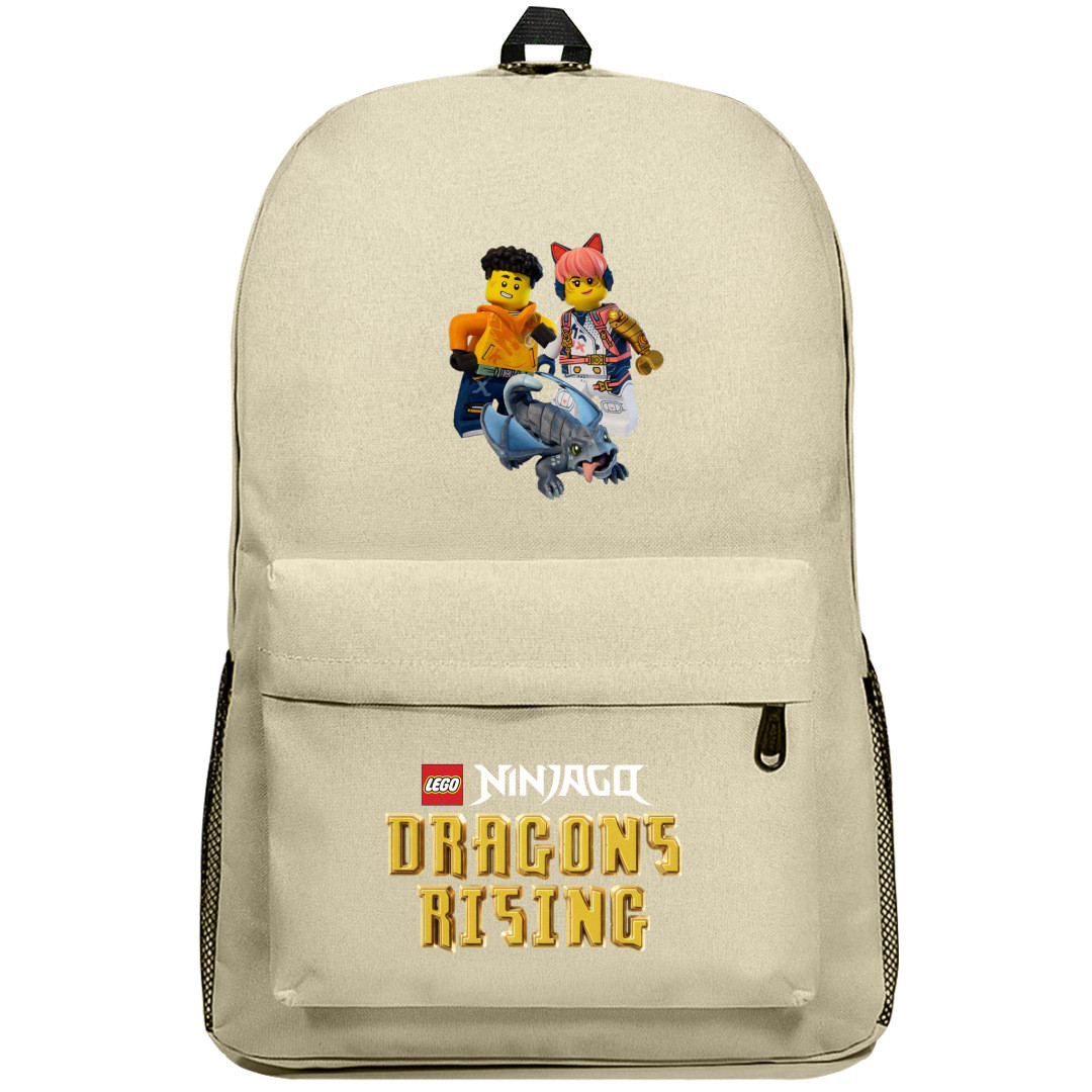 Ninjago Dragon Rising Backpack SuperPack - Arin Sora And Baby Riyu Character Series
