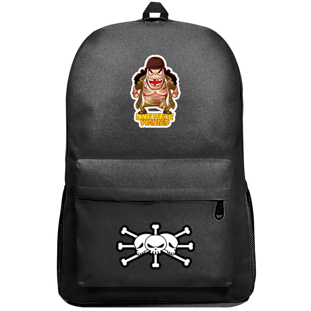 One Piece Black Beard Backpack SuperPack - Black Beard Chibi Wanted Sticker