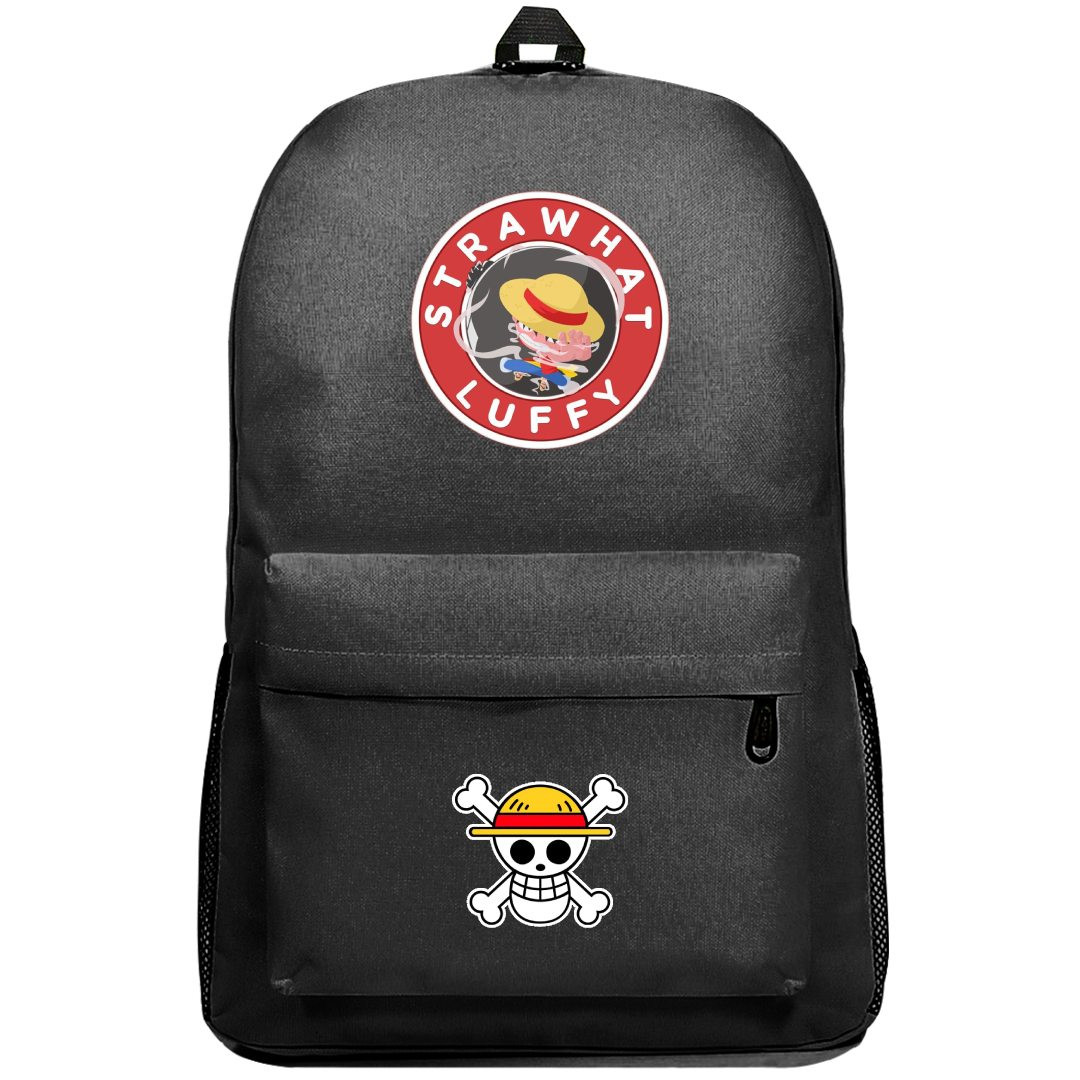 One Piece Luffy Backpack SuperPack - Luffy Gomu Gomu No Gigant Round Sticker