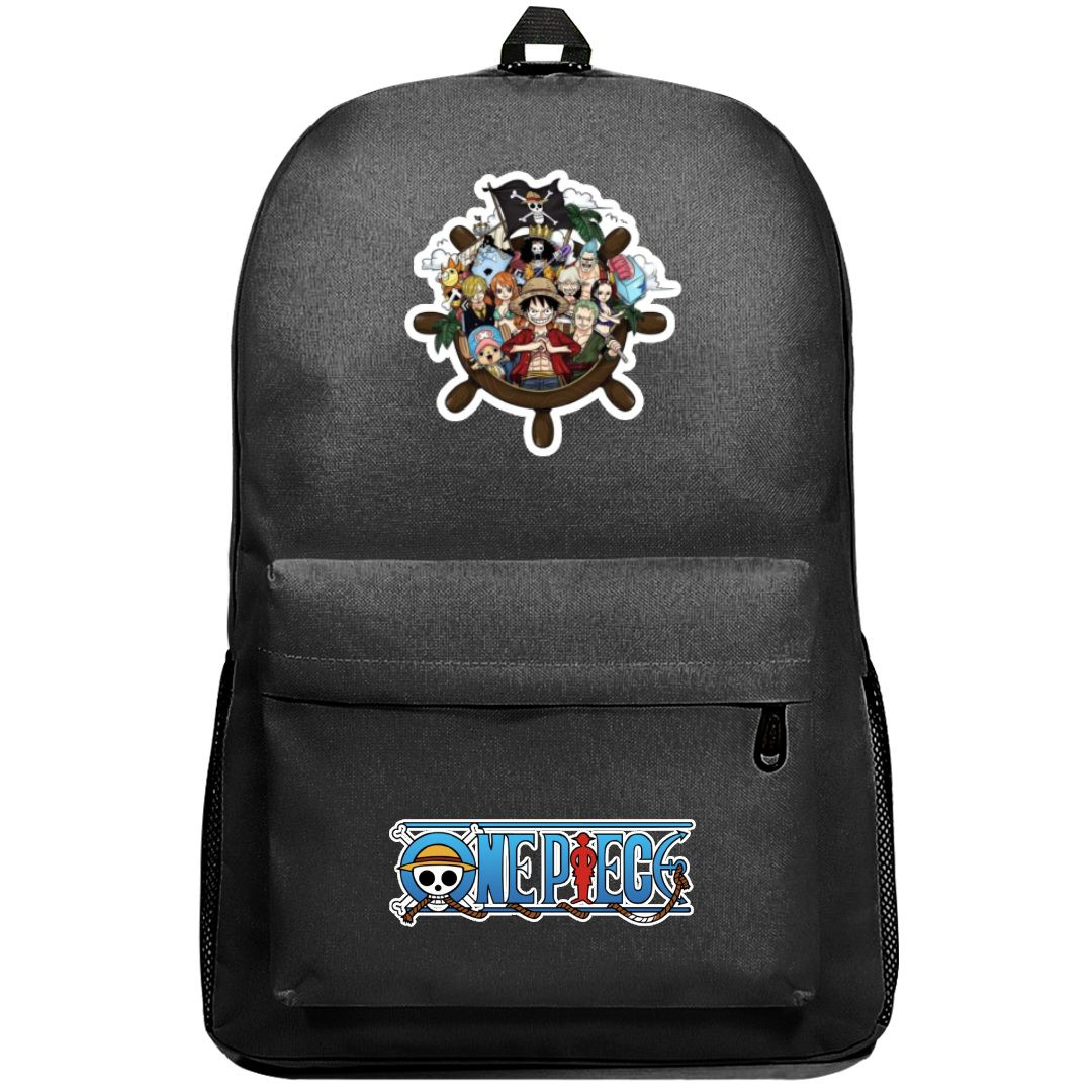 One Piece Backpack SuperPack - Once Piece Luffy And Crew Sticker