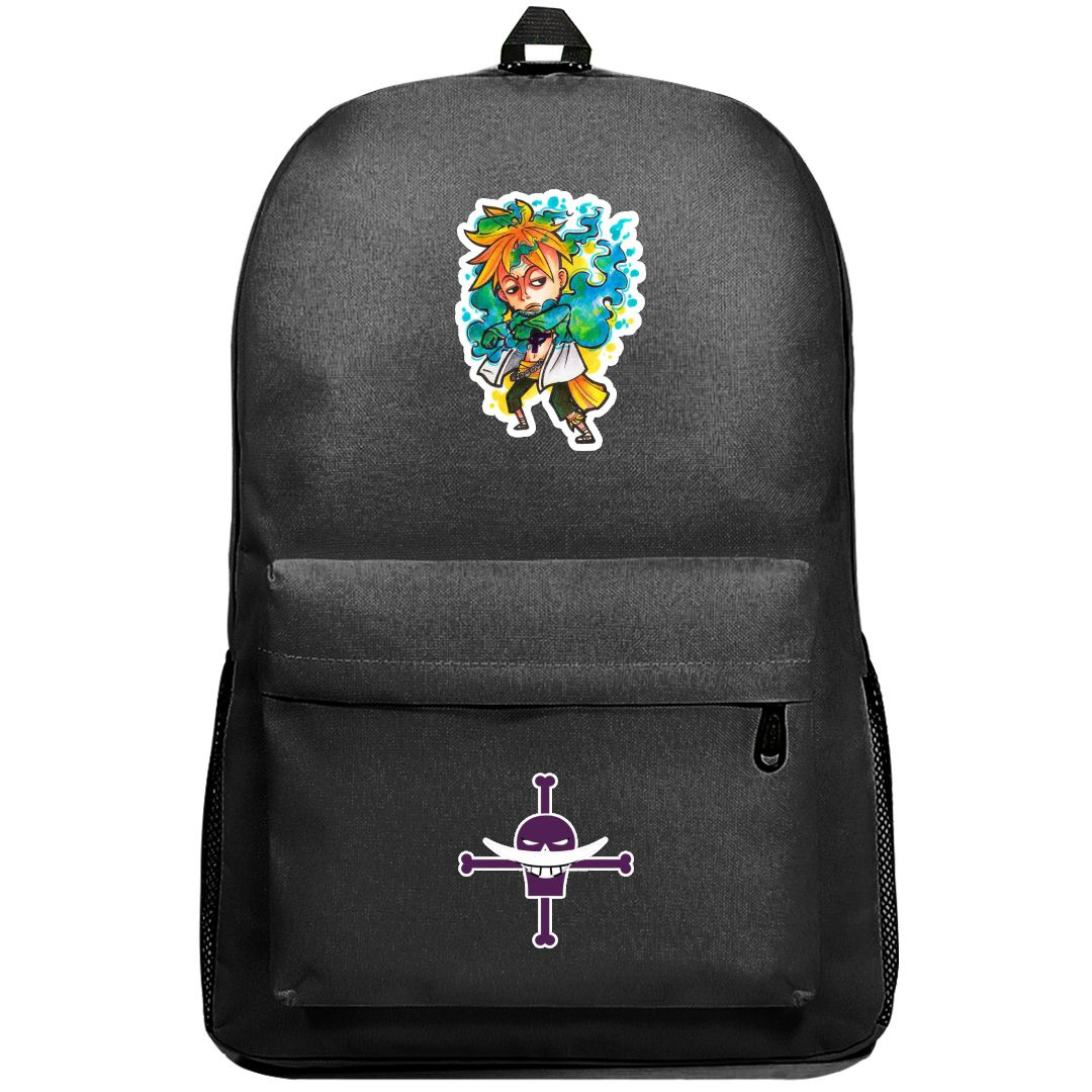 One Piece Marco Backpack SuperPack - Marco Chibi Paint Sticker