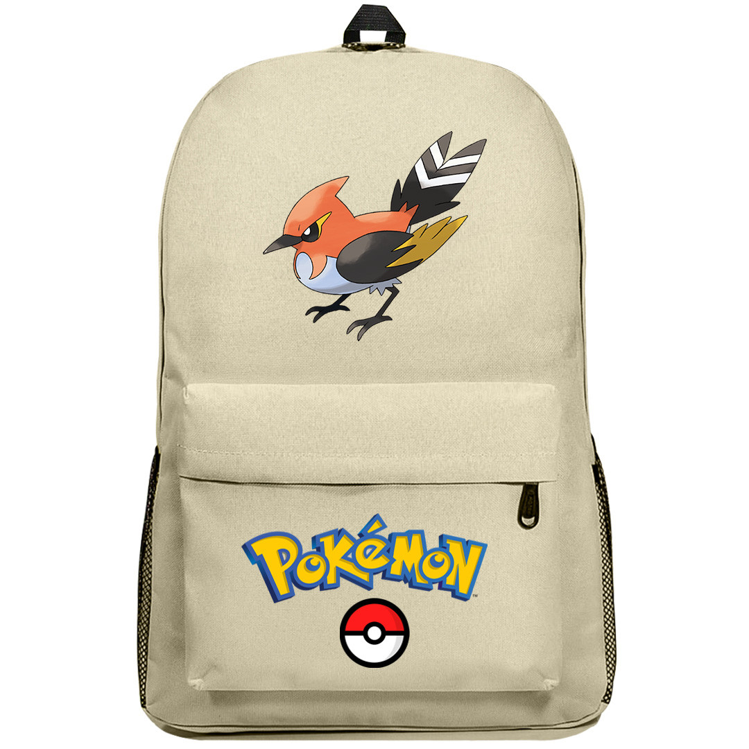 Pokemon Fletchinder Backpack SuperPack - Fletchinder Character Series Art