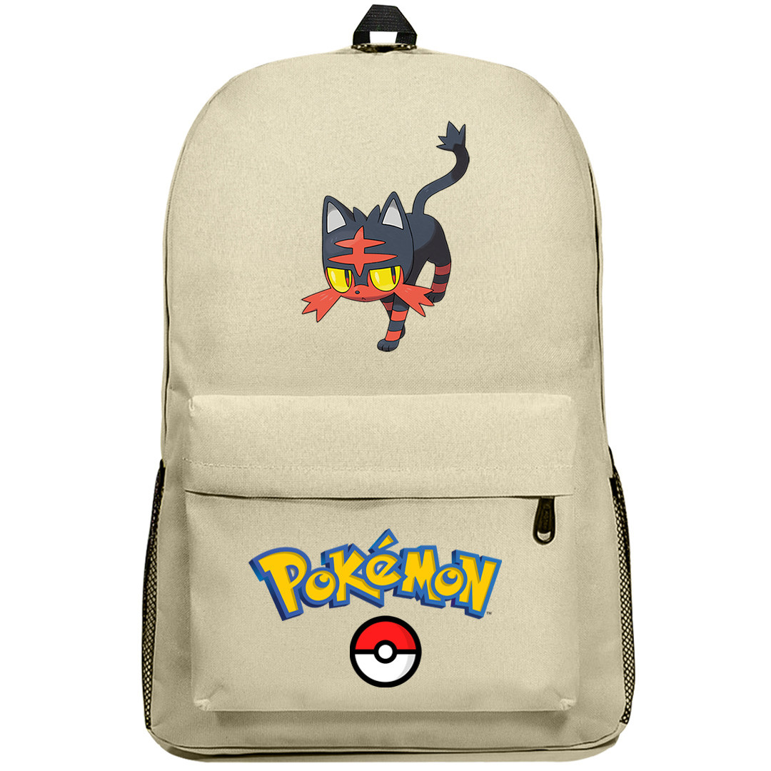 Pokemon Litten Backpack SuperPack - Litten Character Series Art
