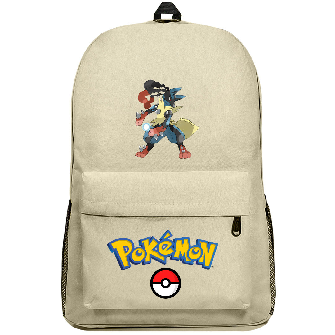 Pokemon Mega Lucario Backpack SuperPack - Mega Lucario Cartoon Art Series