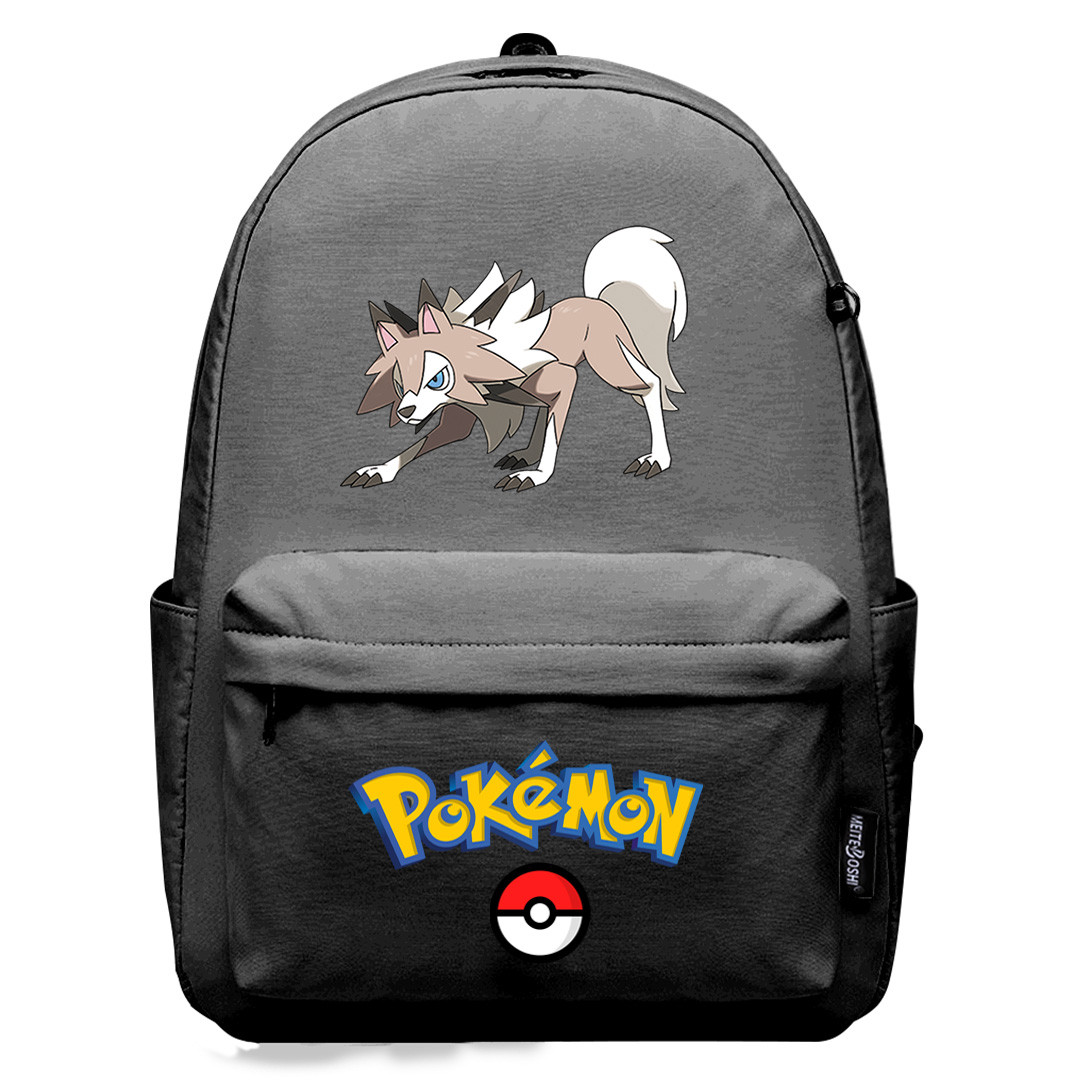 Pokemon Lycanroc Midday Backpack SuperPack - Lycanroc Midday Character Series Art