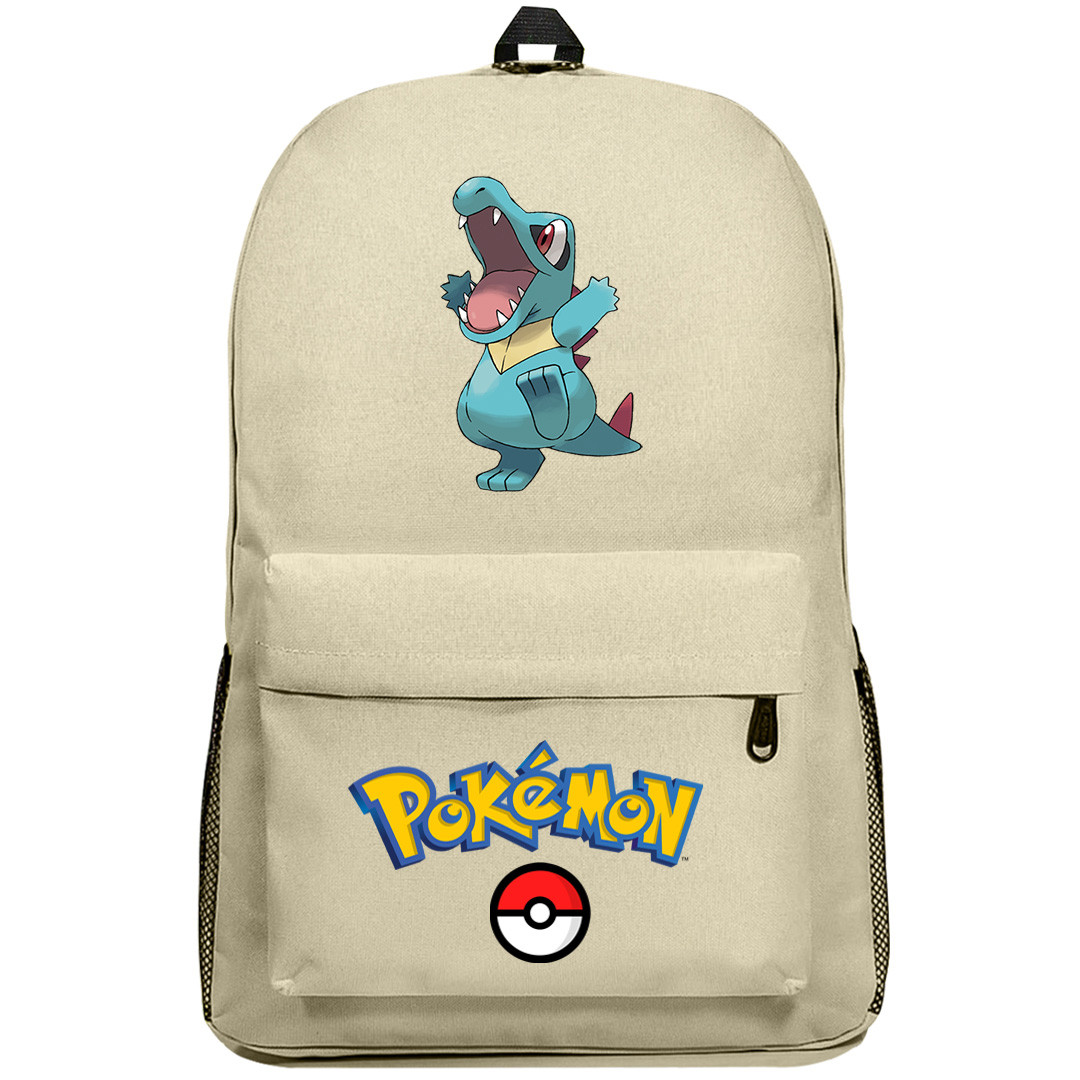 Pokemon Totodile Backpack SuperPack - Totodile Character Series Art