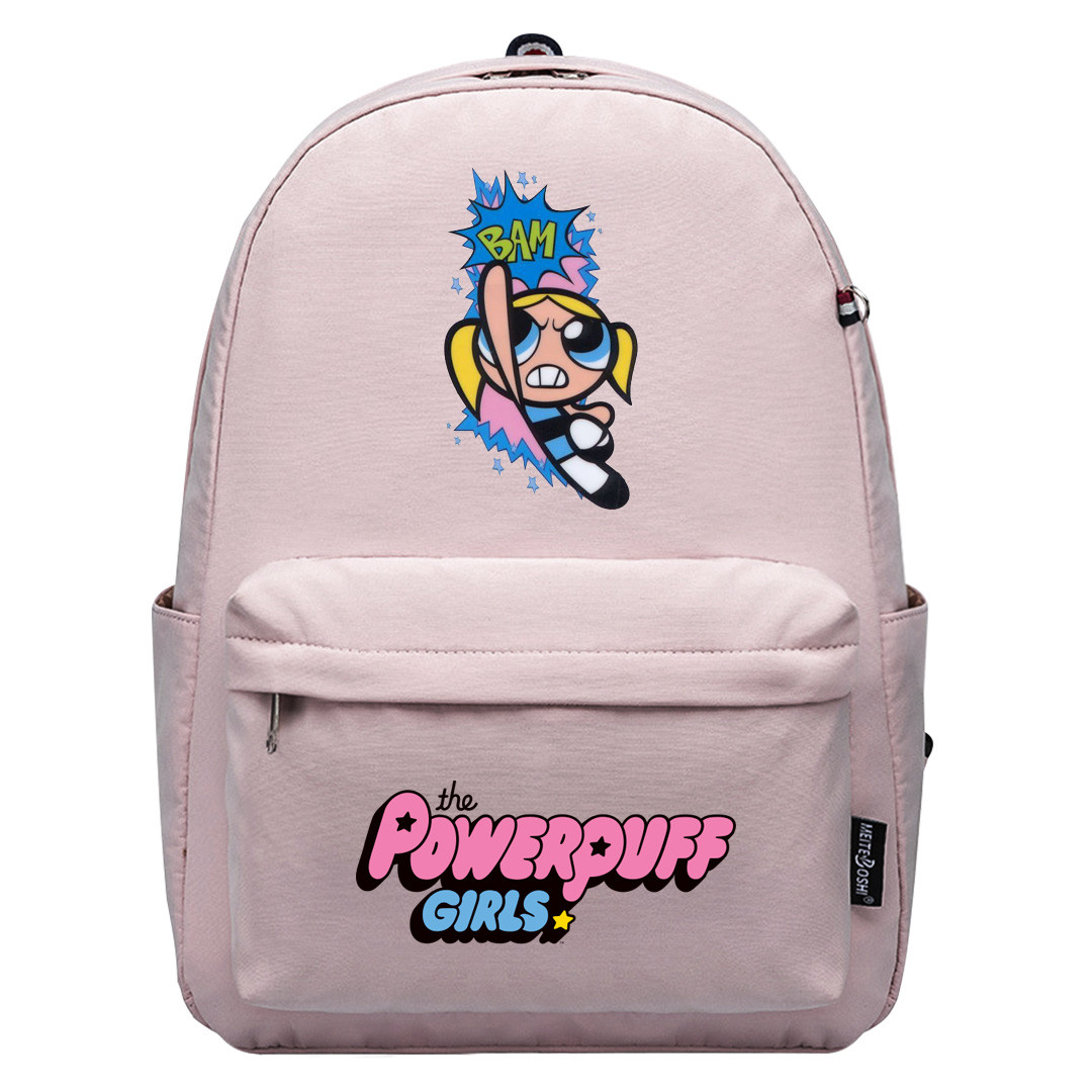 Powerpuff Girls Bubbles Backpack SuperPack - Bubbles Fighting Bam Character Art