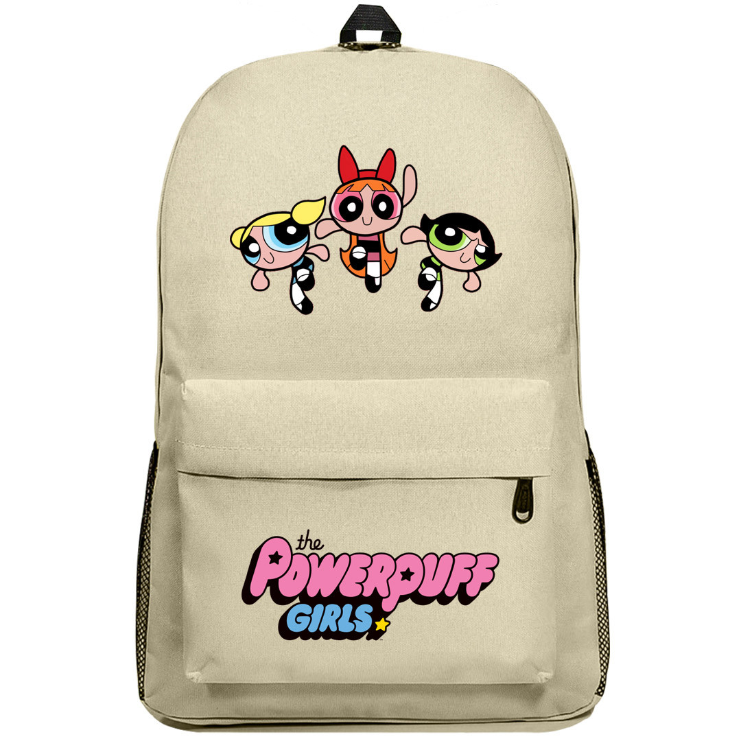 Powerpuff Girls Group Backpack SuperPack - The Power Girls Trio Running