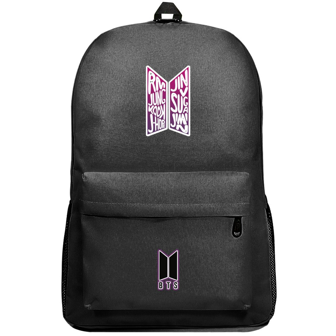 BTS Backpack SuperPack - BTS Logo With Member Names