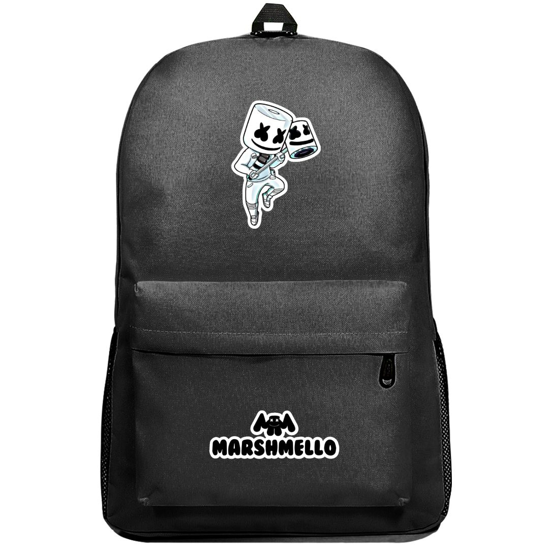 Marshmello Backpack SuperPack - Marshmello With A hammer Sticker Art