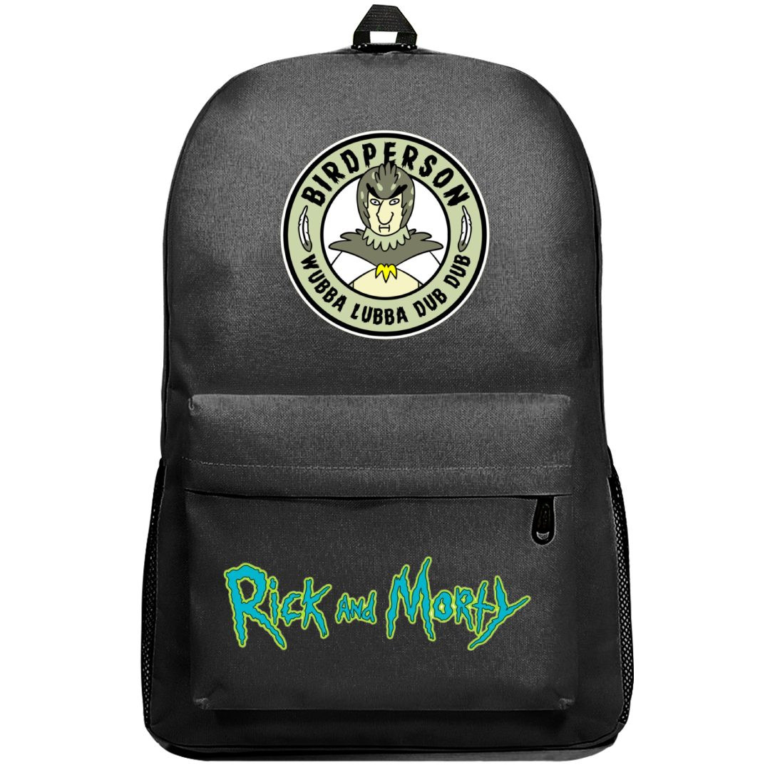 Rick And Morty Birdperson Backpack SuperPack - Birdperson Logo