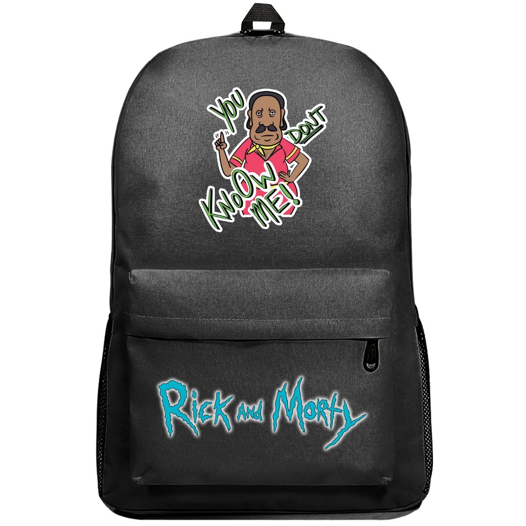 Rick And Morty Mr. Goldenfold Backpack SuperPack - Mr. Goldenfold You Don't Know Me