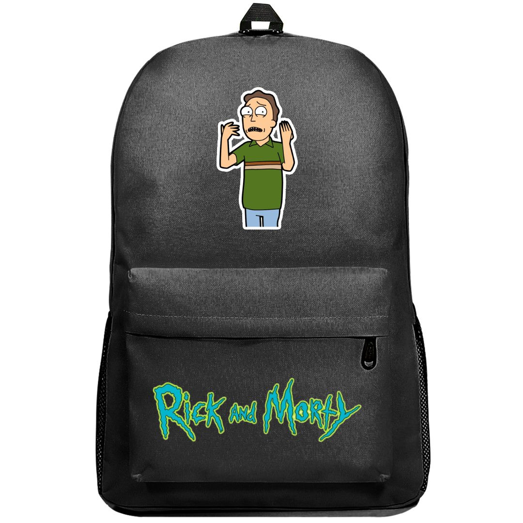 Rick And Morty Jerry Smith Backpack SuperPack - Jerry Smith Standing