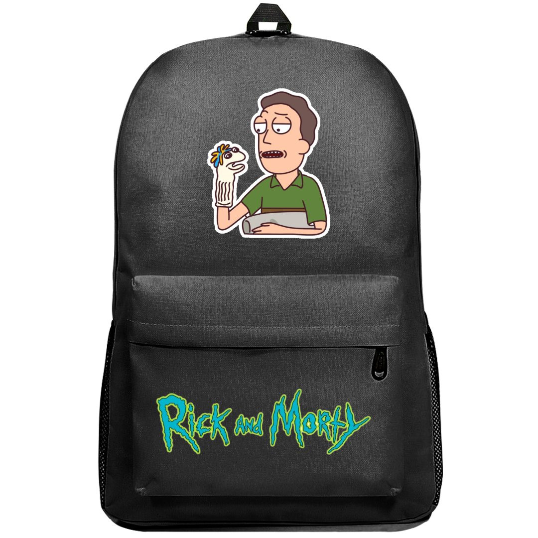 Rick And Morty Jerry Smith Backpack SuperPack - Jerry Smith Sticker