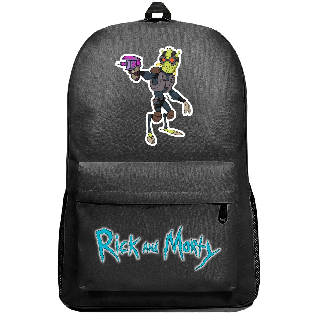 Rick And Morty Krombopulos Michael Backpack SuperPack - Krombopulos Michael Digital Art