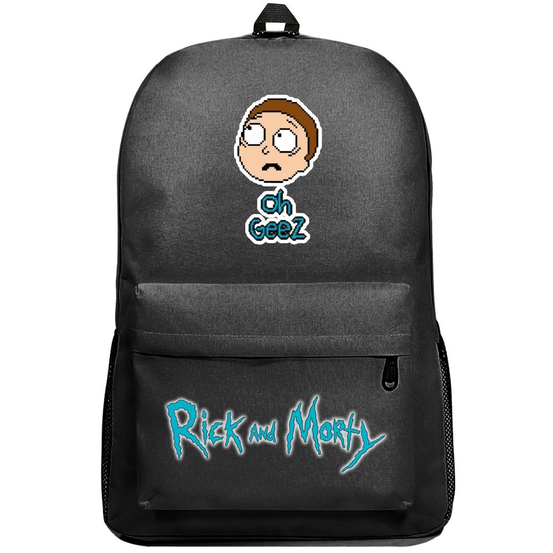 Rick And Morty Backpack SuperPack - Morty Oh Geez Pixel Art