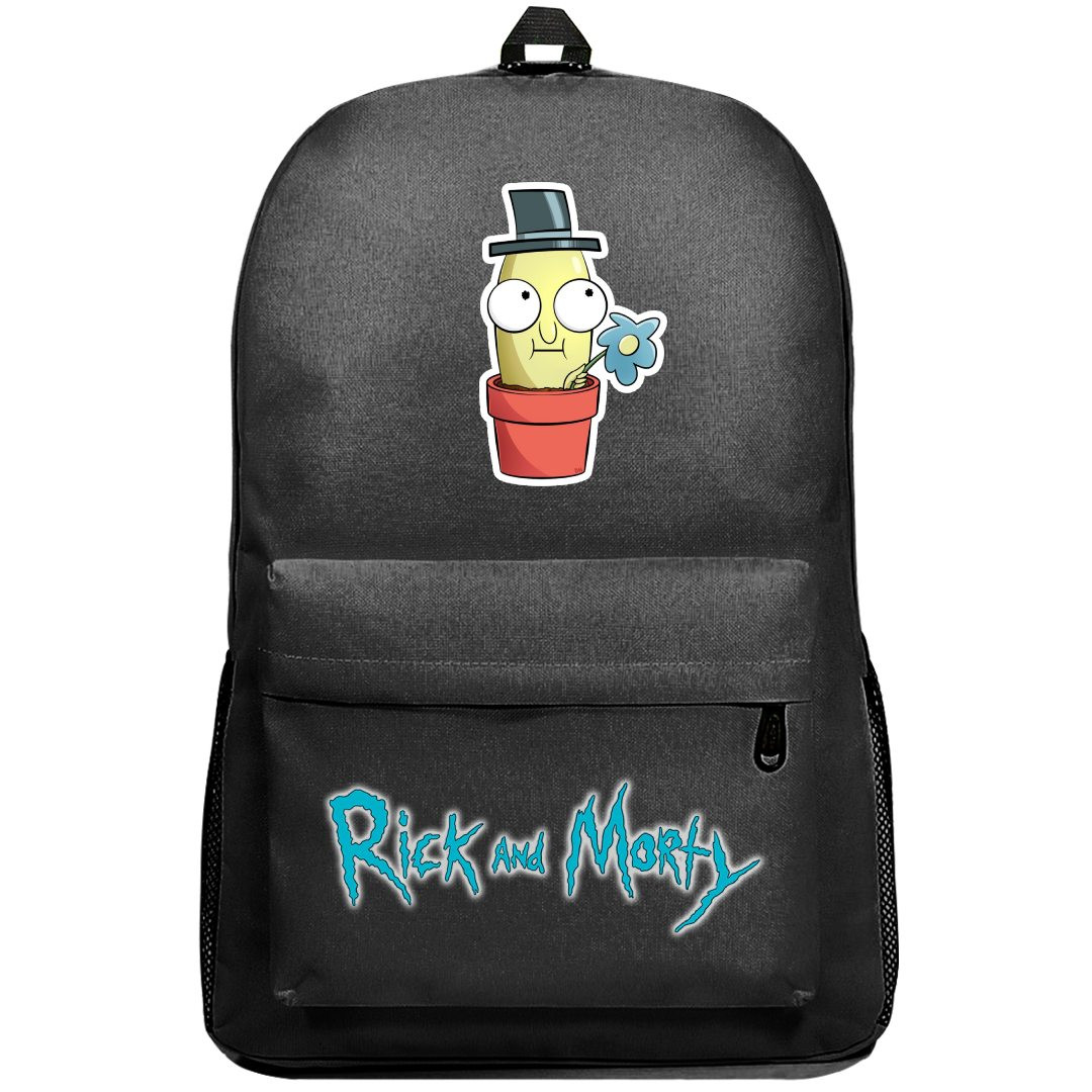 Rick And Morty Mr. Poopybutthole Backpack SuperPack - Mr. Poopybutthole In Flower Pot