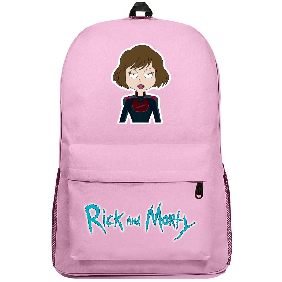 Rick And Morty Tammy Gueterman Backpack SuperPack - Tammy Gueterman Portrait Cartoon Art