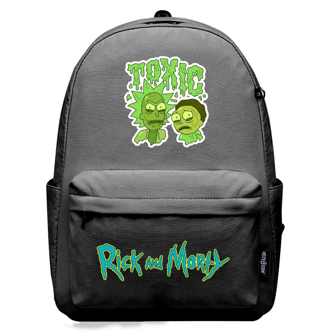 Rick And Morty Backpack SuperPack - Rick And Morty Toxic Text Sticker