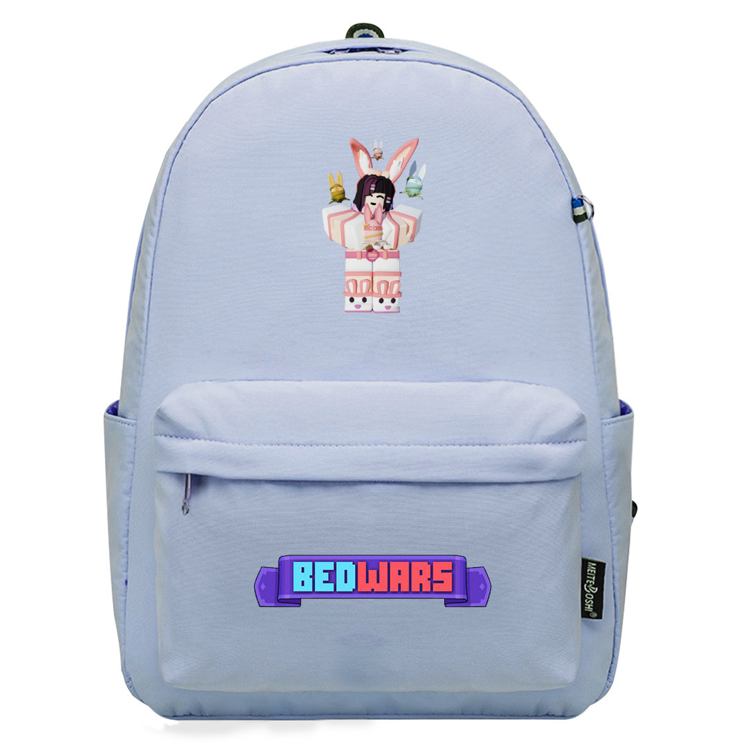 Roblox Bedwars Axolotl Amy Backpack SuperPack - Axolotl Amy Easter Bunny Character Art
