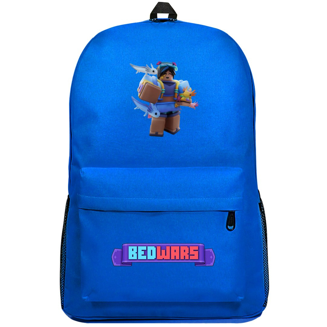 Roblox Bedwars Axolotl Amy Backpack SuperPack - Axolotl Amy Character Art
