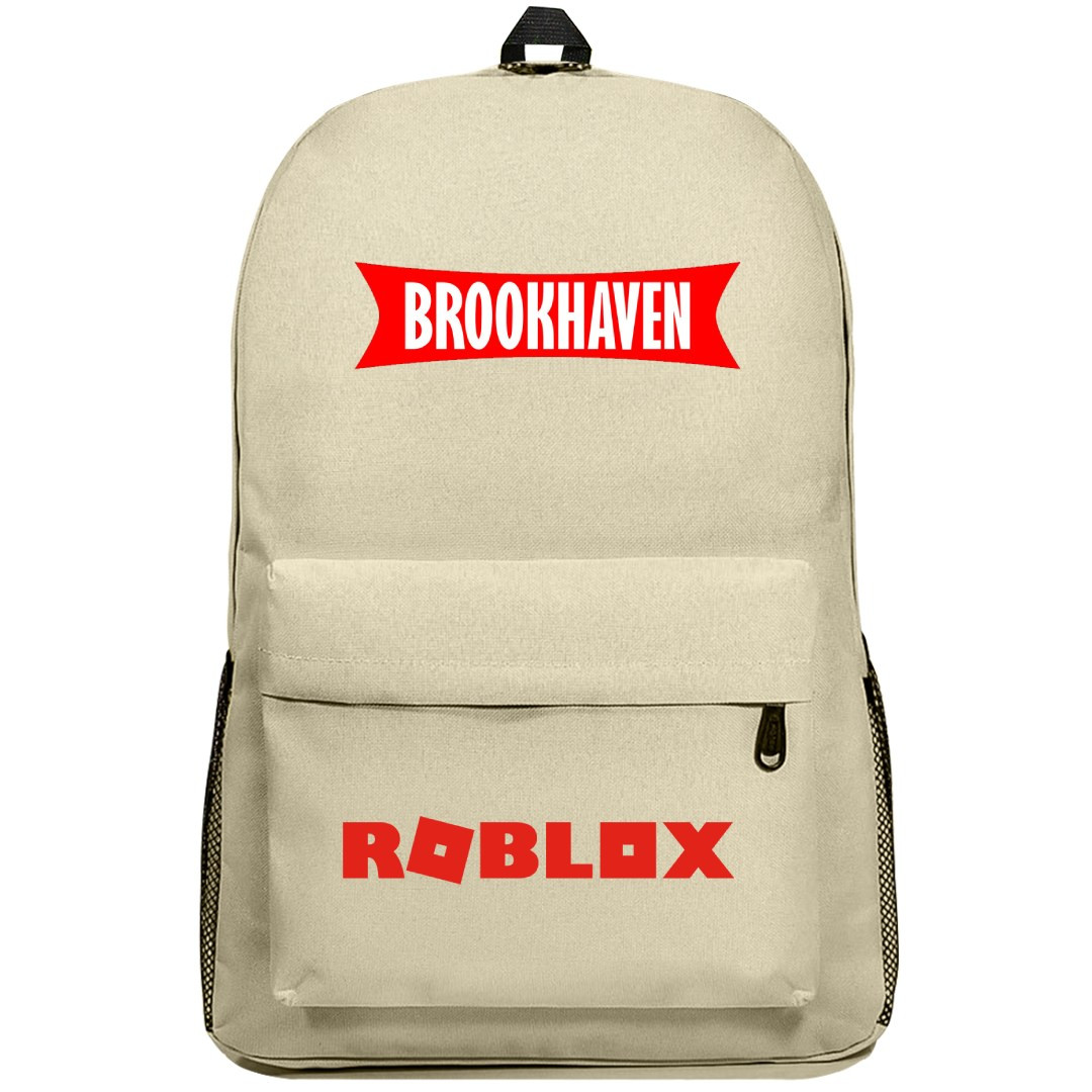 Roblox Brookhaven Backpack SuperPack - Brookhaven Red Banner Logo