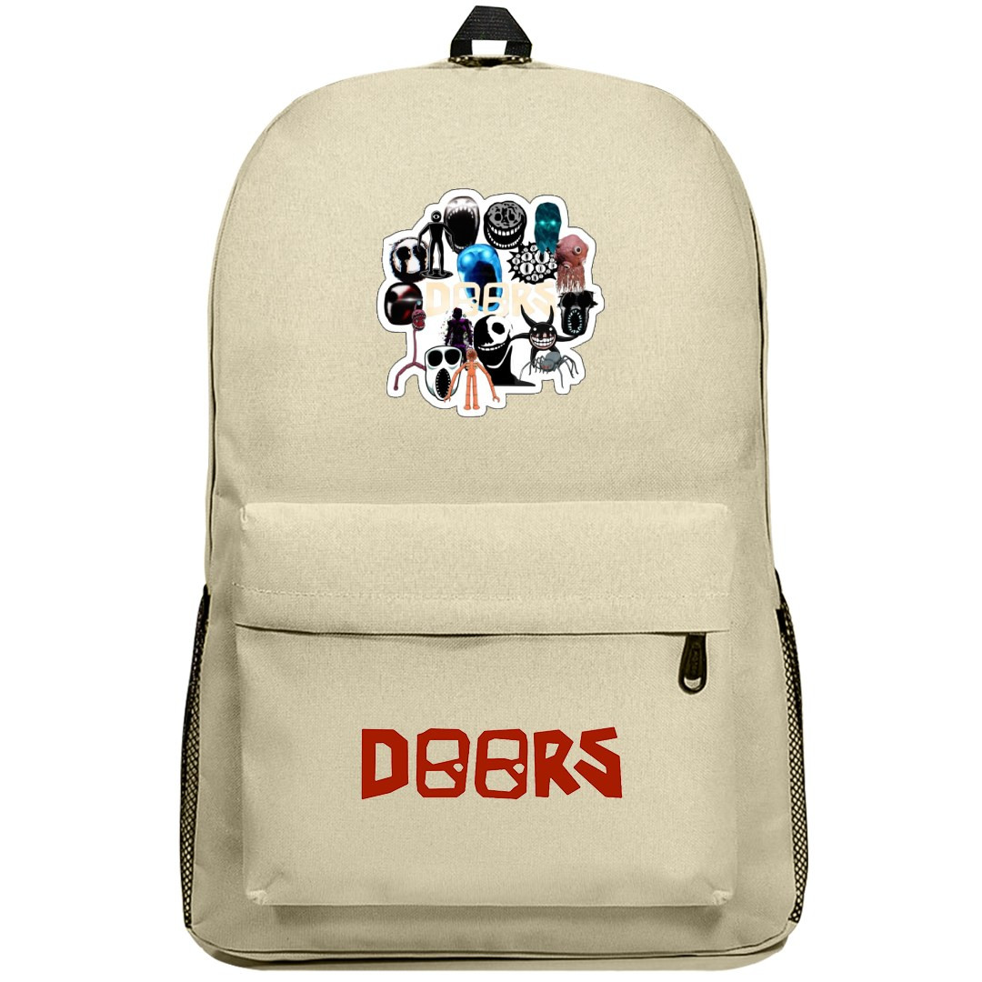 Roblox Doors Backpack SuperPack - Characters Screech Smile Series Logo Sticker