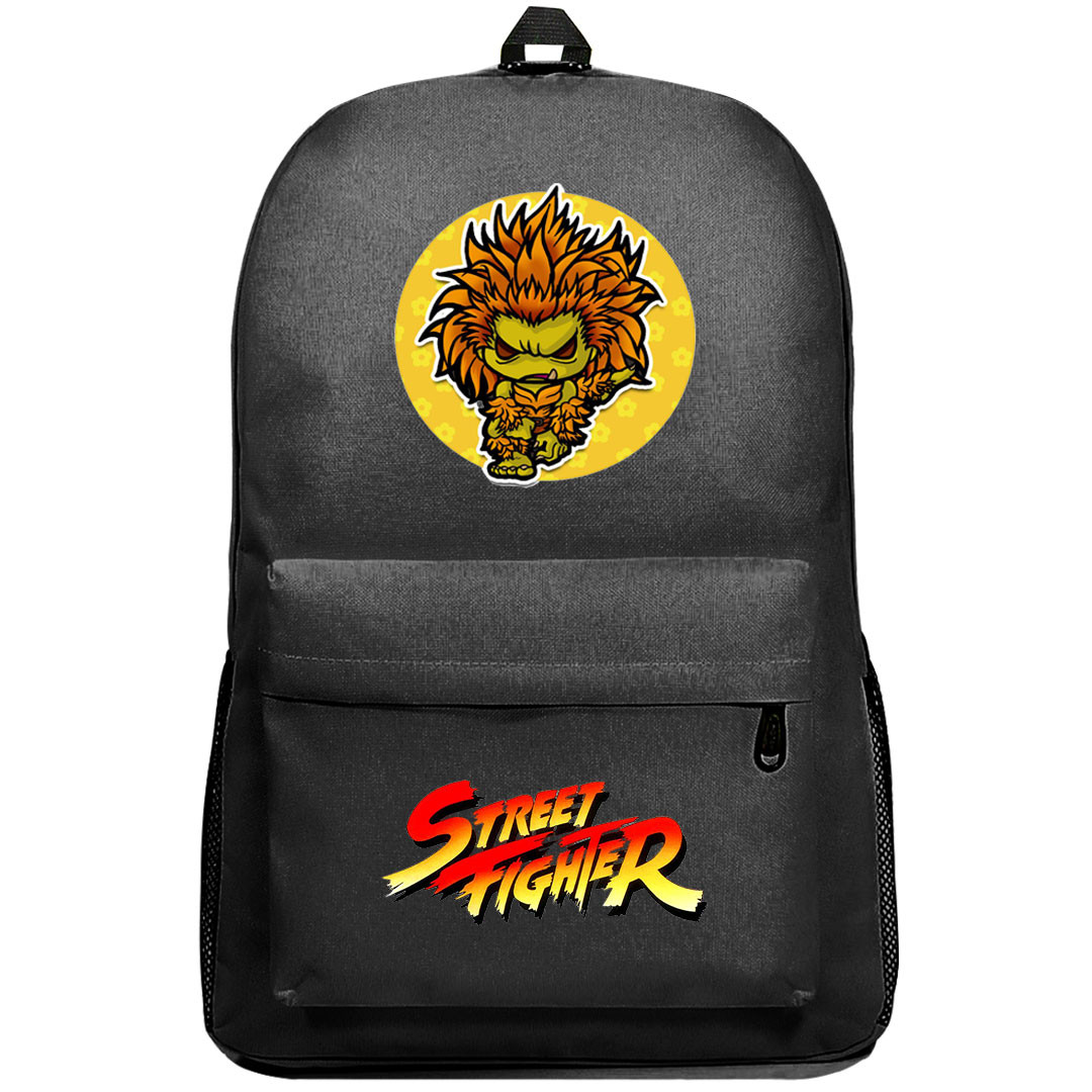 Street Fighter Blanka Backpack SuperPack - Blanka Sticker Art
