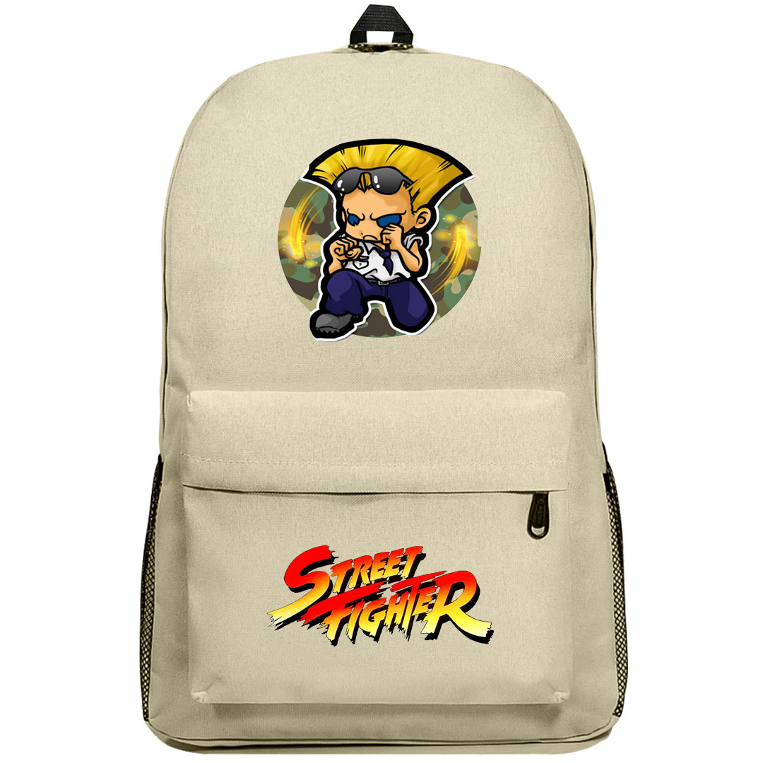 Street Fighter Guile Backpack SuperPack - Guile Sticker Art