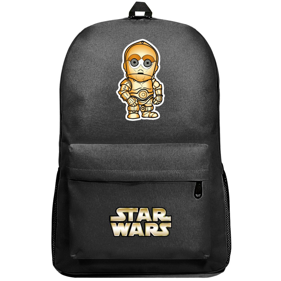 Star Wars C-3PO Backpack SuperPack - C-3PO Standing Chibi Art