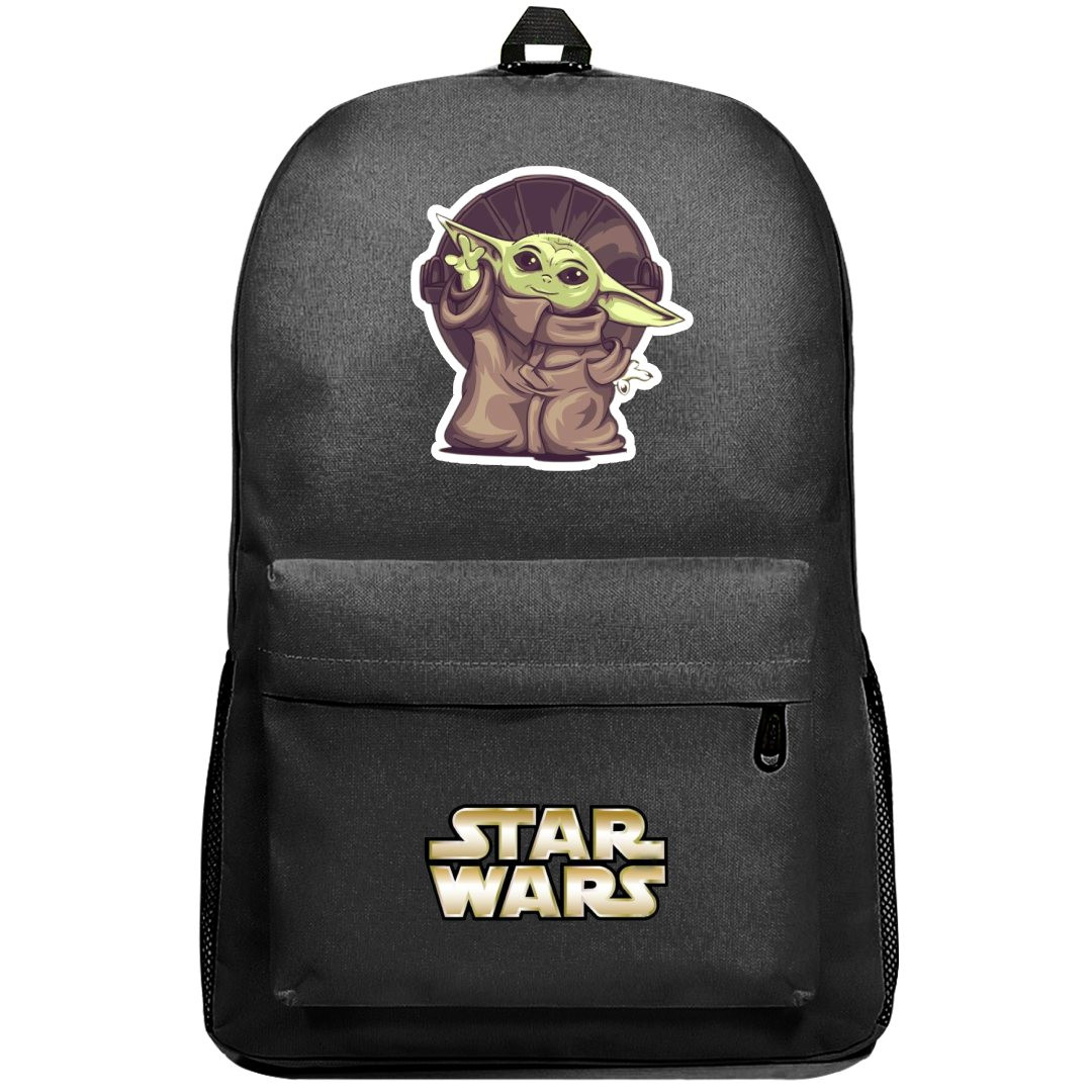 Star Wars Grogu Backpack SuperPack - Grogu Aka Baby Yoda Vector Illustration Art