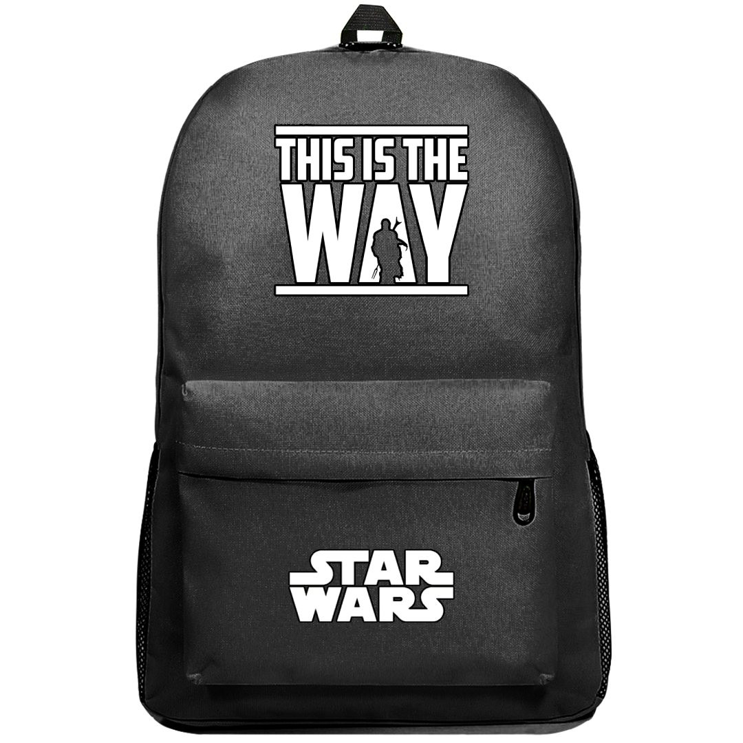Star Wars Mandalorian Backpack SuperPack - Mandalorian This is The Way Silhouette