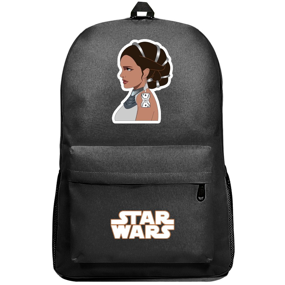 Star Wars Padme Amidala Backpack SuperPack - Padme Amidala Side Portrait Illustration