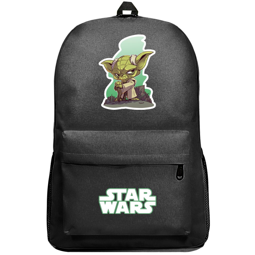 Star Wars Yoda Backpack SuperPack - Yoda Standing Chibi Illustration