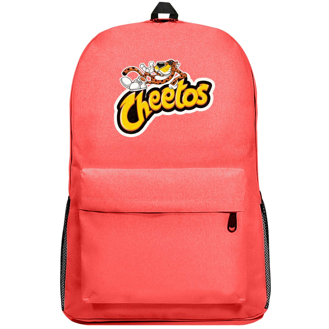 Cheetos Backpack SuperPack - Cheetos Mascot Logo On Orange Background
