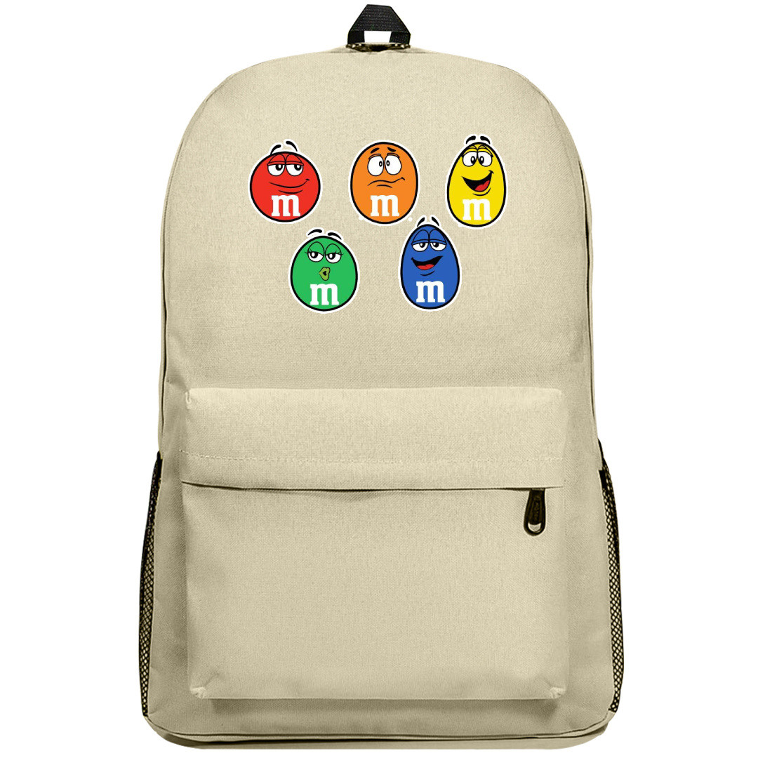 M&Ms Backpack SuperPack - M&Ms Cartoon Face Set Sticker