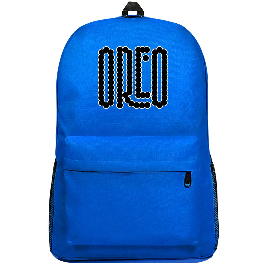 Oreo Backpack SuperPack - Oreo Logo Redesign On Blue Background