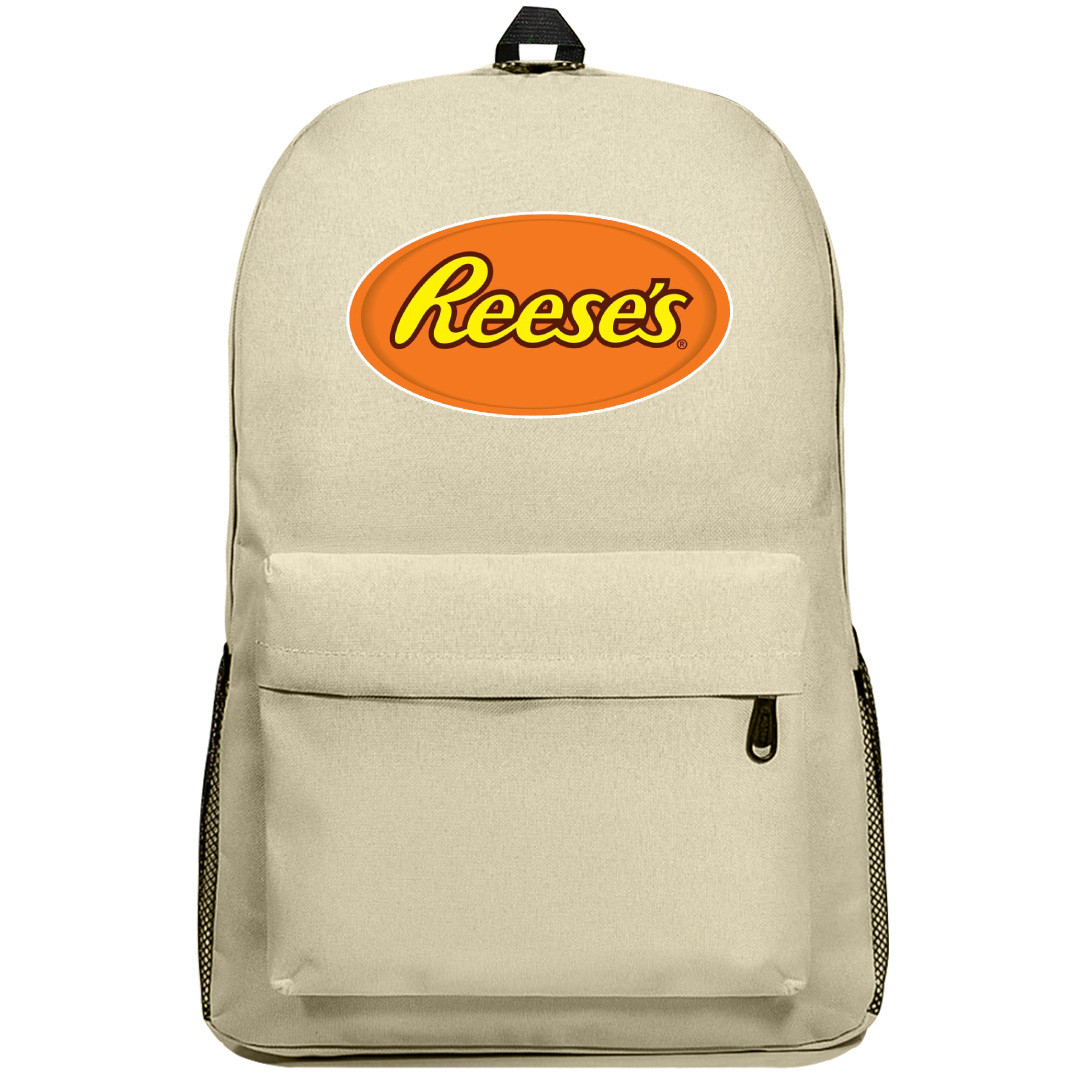 Reese Backpack SuperPack - Reese Logo 2015-Present On Orange Background