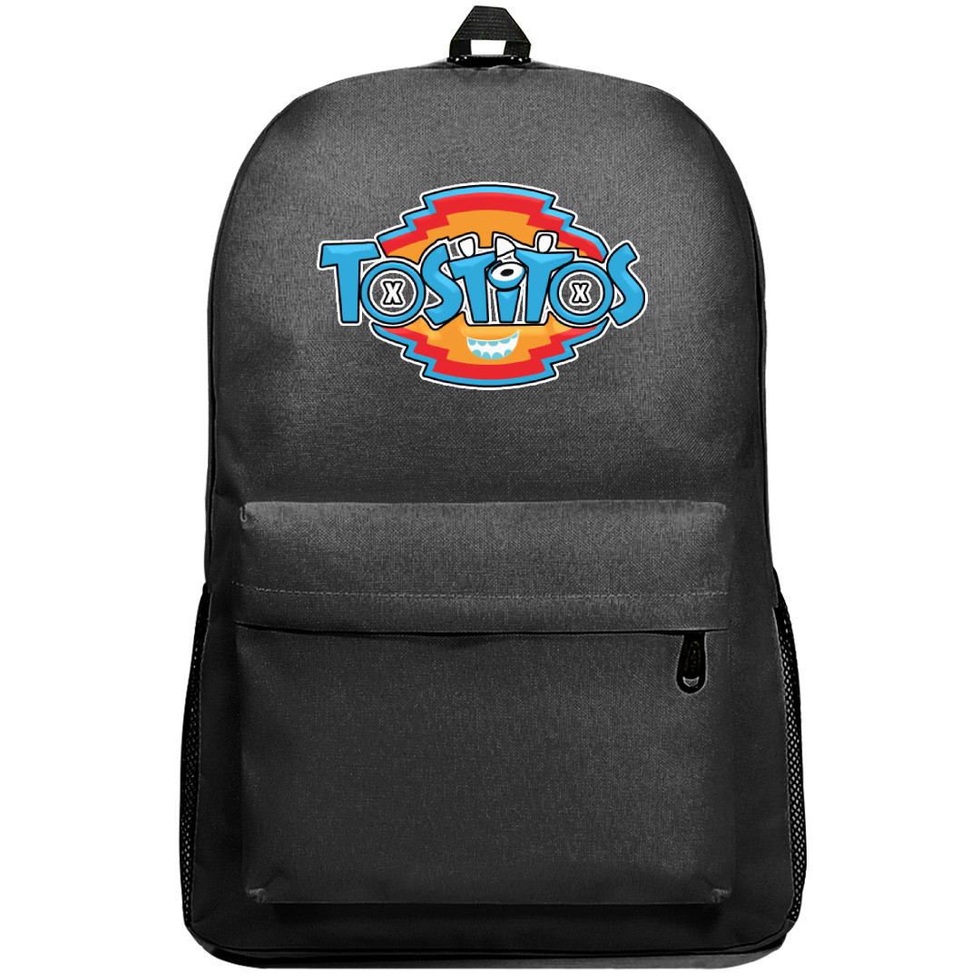 Tostitos Backpack SuperPack - Tostitos Logo 2003 Redesign On Black Background