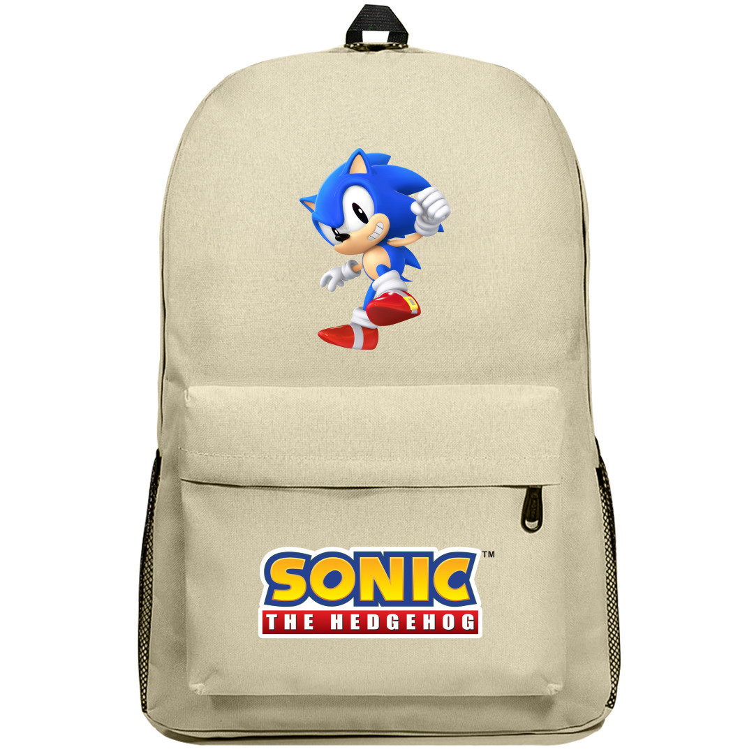 Sonic The Hedgehog Sonic Backpack SuperPack - Sonic Classic Goofy Face