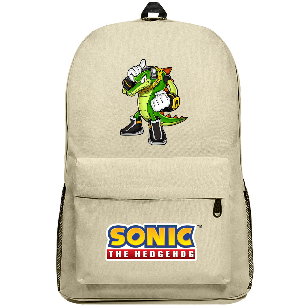 Sonic The Hedgehog Vector The Crocodile Backpack SuperPack - Vector The Crocodile Character