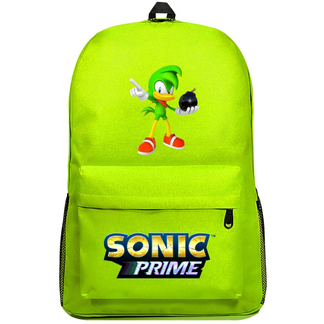 Sonic Prime Bean The Dynamite Backpack SuperPack - Bean The Dynamite Character Series